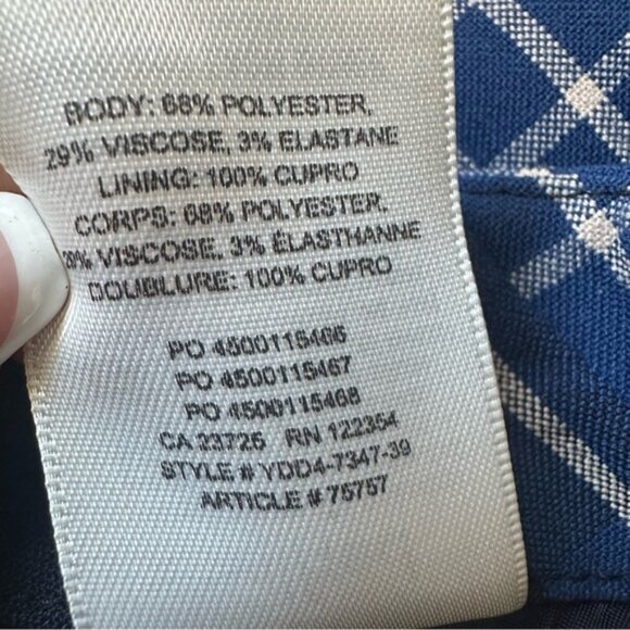 Aritzia TNA Chill Match Polo Shirt in Blue Sz Medium - Picture 8 of 8